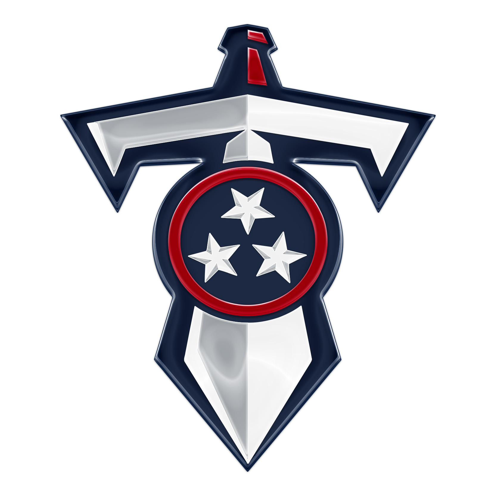 Tennessee Titans Crystal Logo vinyl decal